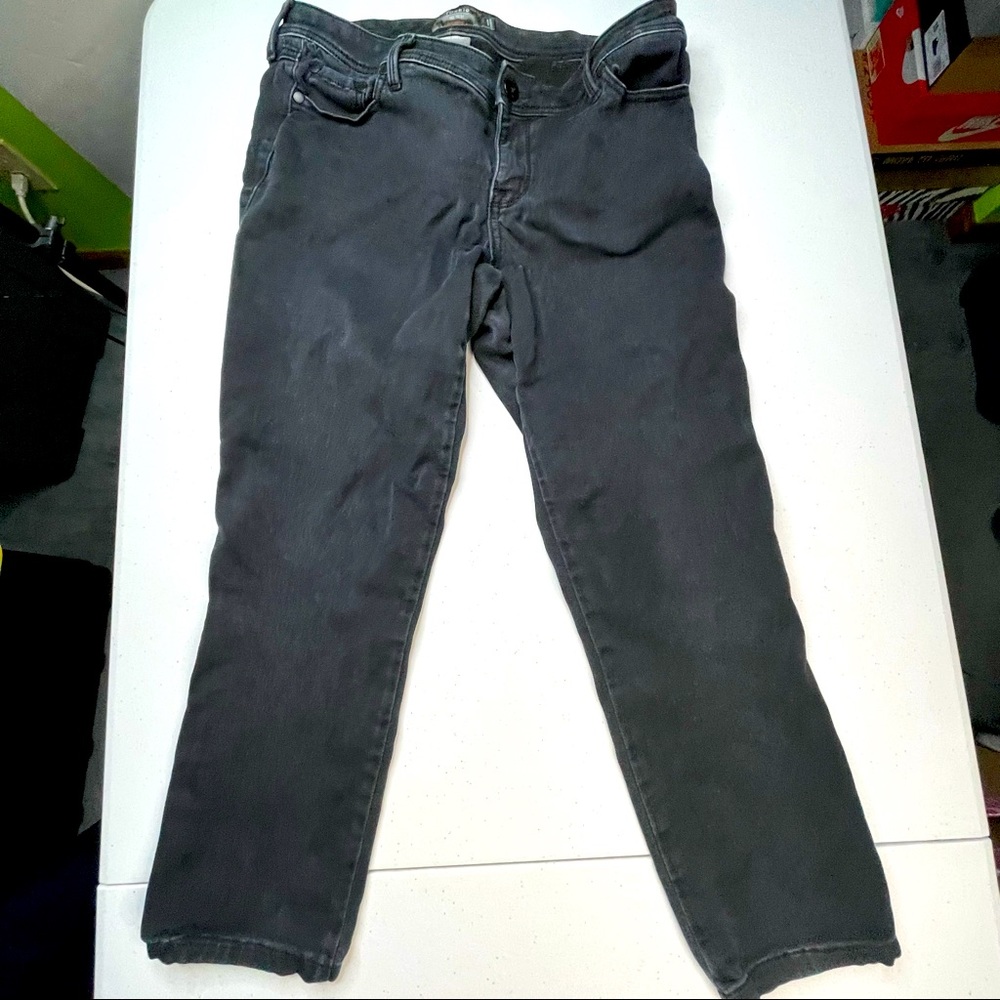 Torrid Luxe Skinny Satine Stretch Black Womens Size 14R Pants Jeans